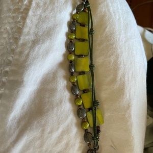 Silpada green bracelet